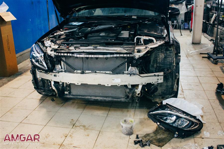 Кузовной ремонт Mercedes C-Coupe